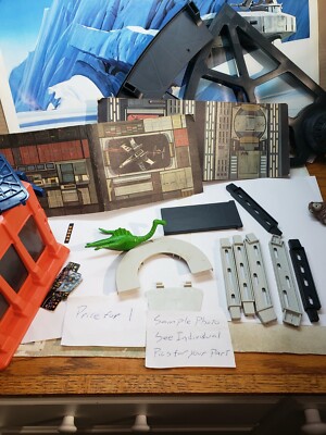 PICK Death Star Parts Dianoga Instructions beams trash compactor trap door ledge