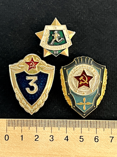 Schultergurte, Knopflöcher, Chevrons Pilotenabzeichen Armee UdSSR Russland Luftwaffe - Bild 19 von 22