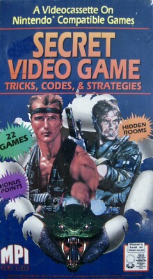 Secret Video Game Tricks, Codes, & Strategies (VHS, 1989) Nintendo RARE OOP NEW