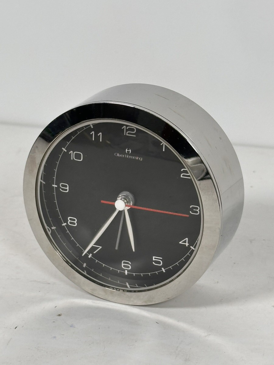 Oliver Hemming ~ OBSESSION Alarm Clock & 10 Sec Light (Polished
