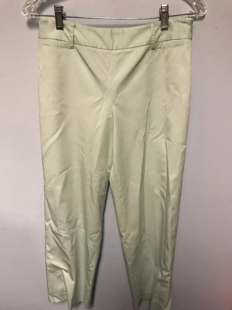 Ann taylor green pants hot sale