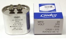 Air Conditioning HVAC Oval Fan Motor Run Capacitor 20 MFD 370 Volts