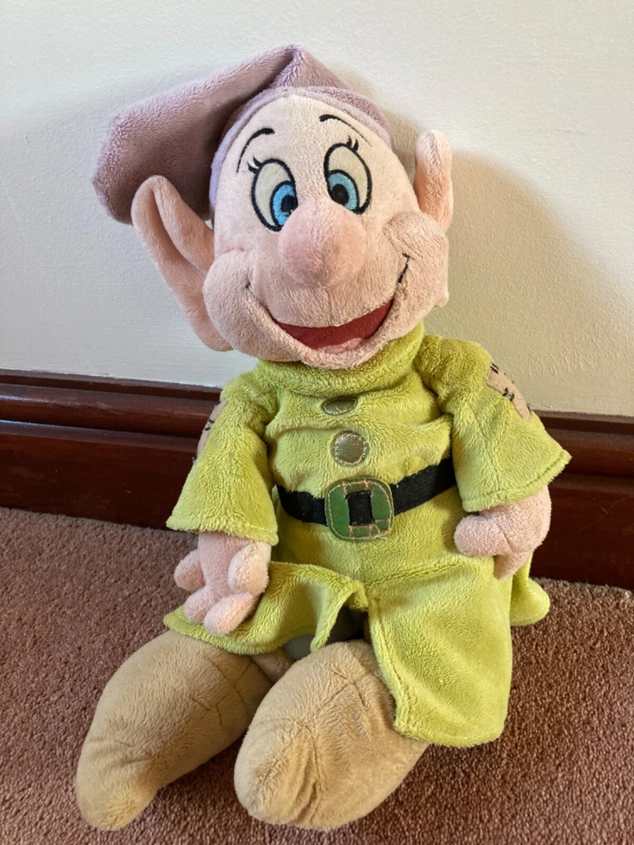 DOPEY Disney Store Stamped from Snow White the Seven Dwarfs Soft Toy Plush