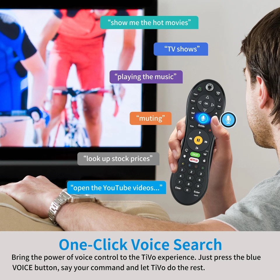 For TiVo Remote Works with TiVo EDGE /TiVo BOLT and TiVo Roamio Plus and Pro - Image 3 of 4