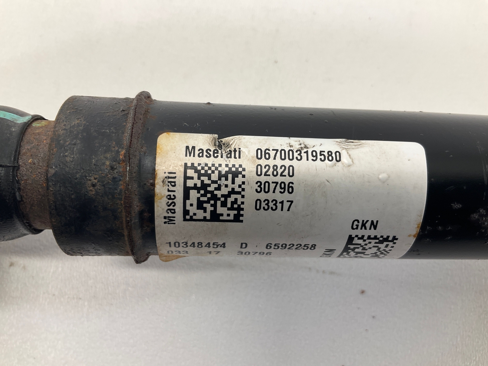 17-20 MASERATI Levante 3.0L AWD Front Drive Shaft OEM