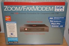 Zoom Fax Modem Voice Mail 56K V.90 External USB Model 2986 NEW  SEALED