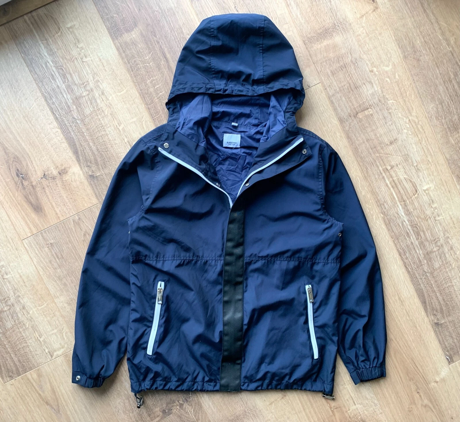 Burberry giacca leggera blu navy uomo S M