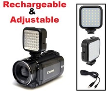 Compact LED Light Kit With Power Set For Canon Vixia HF G50 G70