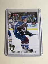 2021 Upper Deck Fleer Ultra Rookies Green Foil /25 Alex Newhook #202 Rookie RC
