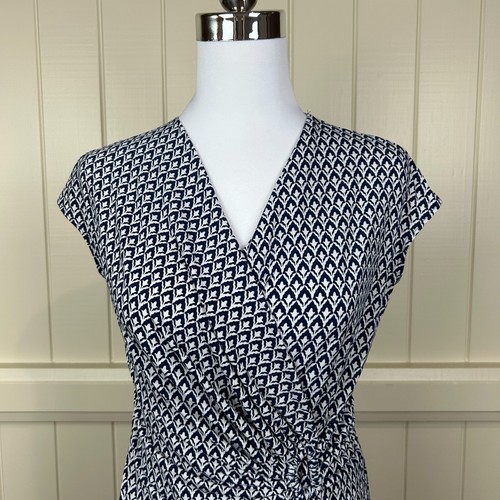 Tommy Bahama Dress Women's Size XXS Blue Print Sleeveless Knee Length - Picture 3 of 14