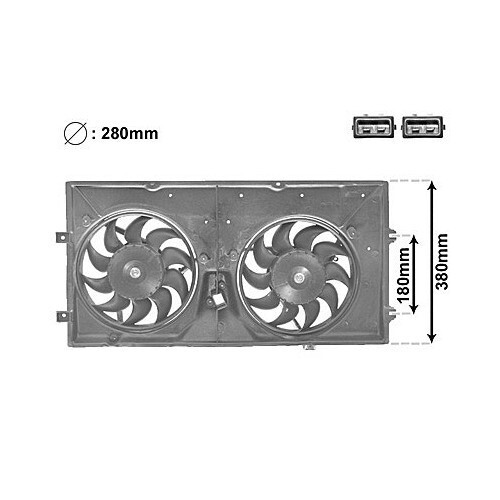 Support Ventilateur VOLKSWAGEN T-ROC - ZSB5Q0121205BD - Occasion Garanti 24 Mois
