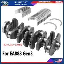 2.0L Crankshaft &Bearings For VW Golf GTI R Audi S3 A4 A5 Q5 TTS CNC CHH CJX TSI