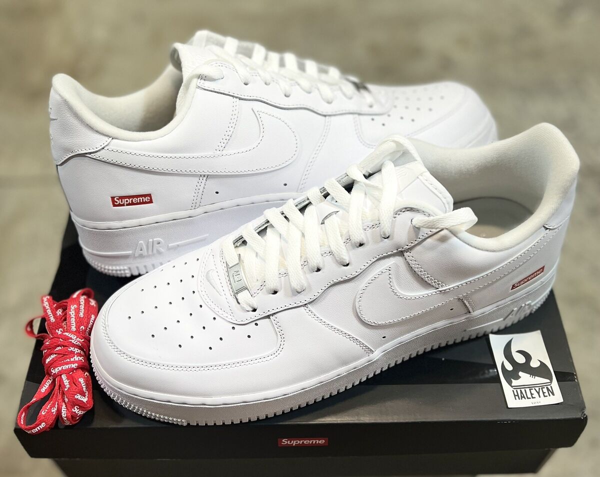 NEW NIKE X SUPREME AIR FORCE 1 LOW SP WHITE| MEN'S SIZE 12 NEW NIKE X SUPREME AIR FORCE 1 LOW SP WHITE| MEN'S SIZE 12