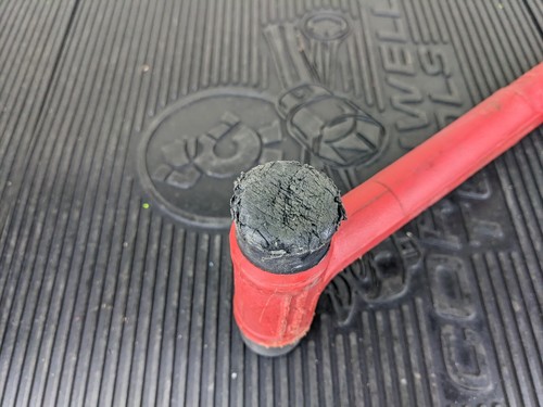 #aw050 Snap On Tools 16oz Combination Steel & Soft Face Dead Blow Hammer HSPD16 - Picture 8 of 13