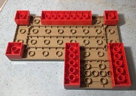 2013 LEGO DUPLO TRAINS ADD-ON SET# 3778-TRAIN STATION 49Pcs FREESTYLE NO BOX