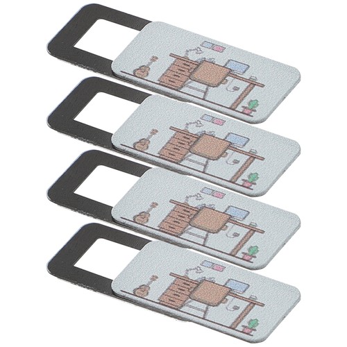 4 Pcs Set Di Coperture La Privacy Slide Copertina Webcam Della Fotocamera - Photo 3/12