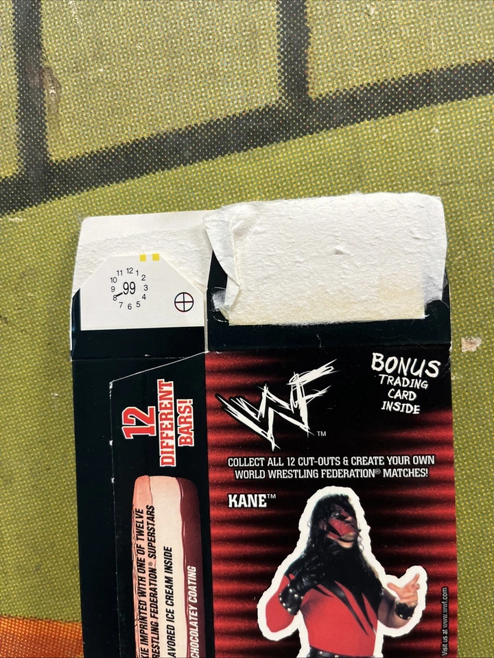 FIGURA DE CAJA DE HELADOS KANE DE COLECCIÓN 2000 WWF WWE WCW NUEVA Y NUEVA RETRO BUEN HUMOR RARA Foto 4 de 4