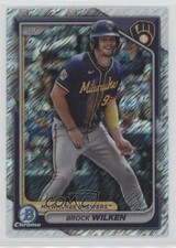 2024 Bowman Chrome Prospects Shimmer Refractor Brock Wilken #BCP-215 19l7