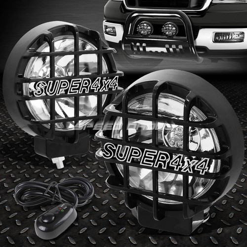 BLACK BRUSH GRILLE GUARD+ROUND CLEAR FOG LIGHT FOR 13-16 NISSAN PATHFINDER R52 - Picture 3 of 11