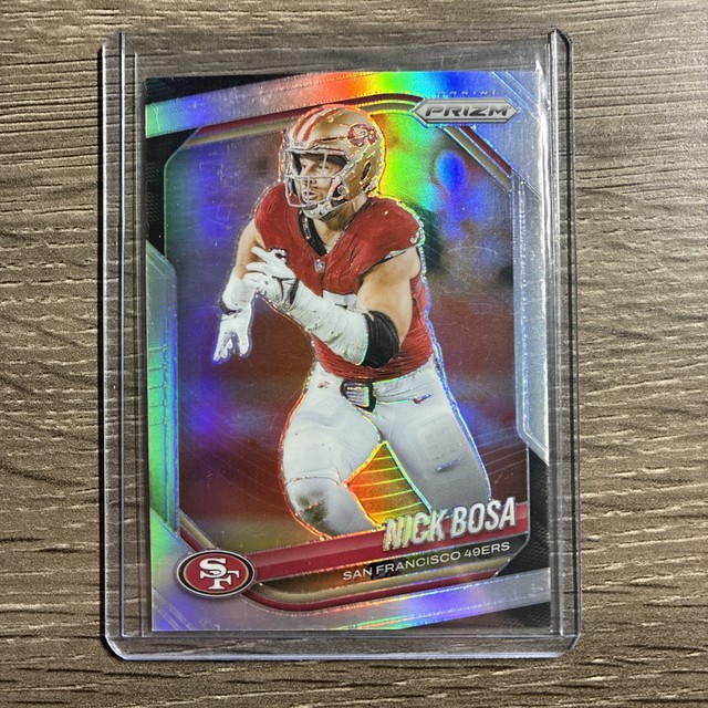 NICK BOSA - 2025 Panini Prizm "TRUE" Silver Prizm #219 - San Francisco 49ers