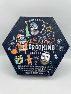 World Market Addison & Gates Seven Days of Grooming Advent Calender Men NIB!