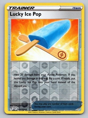 Lucky Ice Pop 150/203 Uncommon Evolving Skies Pokemon Reverse Holo