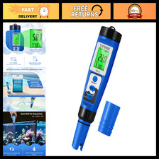 5-in-1 pH Salt Meter  TDS EC Salinity Tester for Pool, Spa, Aquarium  Hydropon