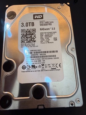 Western Digital Nas Ware (5400RPM, 3,5'', SATA III, 64MB Cache) 3TB Intern...