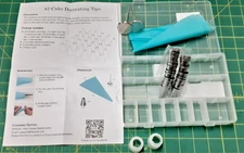 36 tips Cake  Decorating Tools Kit Cupcake Piping Tips Pastry Icing Bags Nozzles