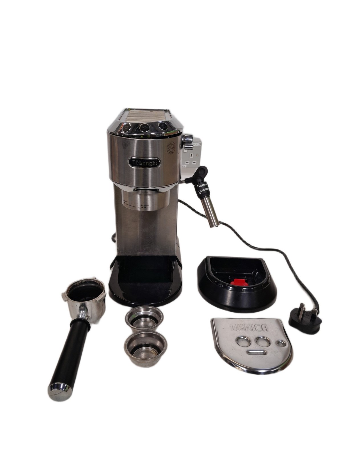 De'Longhi Dedica EC685.M Pump Espresso Coffee Machine [Used/Missing Items]