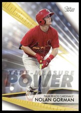 2020 Topps Pro Debut #TMP-NG Nolan Gorman Tape-Measure Power