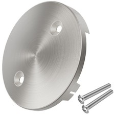 Two-Hole Bathtub Overflow Face Plate, Universal Bathtub Overflow Drain Face P...