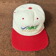 De colección Nike Pto Vallarta Sombrero Captopia Dos Tonos Rojo Blanco Gorra Ajustable México