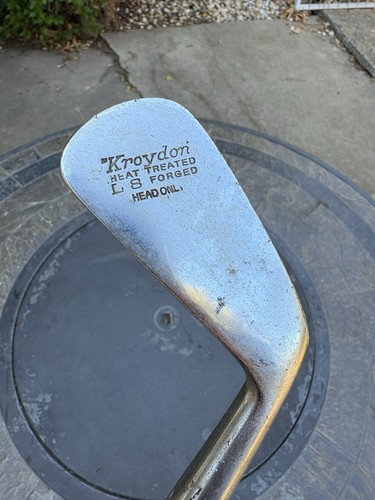 Antiker Holzschaft Kroydon No.3 Eisen Golfschläger - Bild 5 von 7