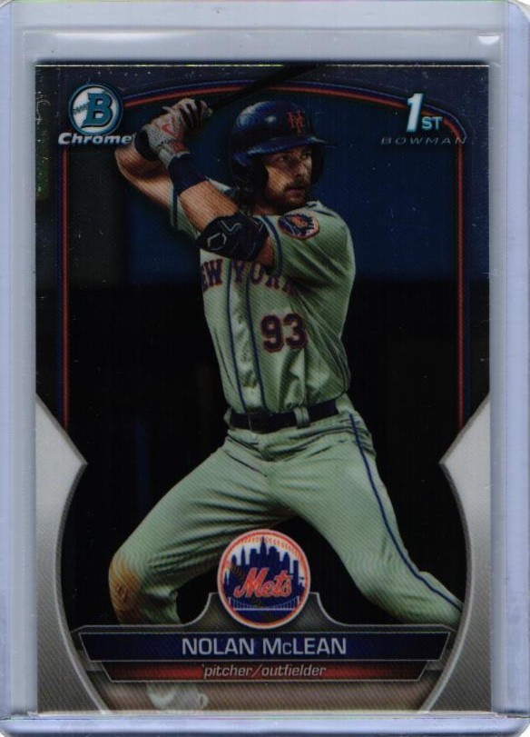 2023 Bowman Draft - Chrome Nolan McLean #BDC-96 (RC)
