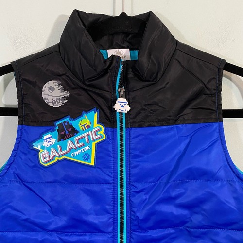 Disney Boy's Star Wars Pixel Graphics Vest Size 7/8 - Picture 2 of 7