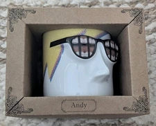 NIB Andy Warhol Pop Art Face Mug by MP Barcelona Inc – Artist Series 