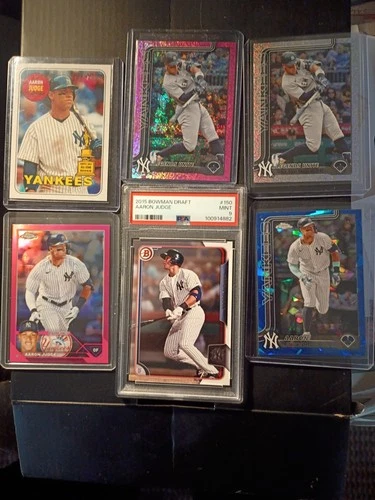 2015 Bowman Aaron Judge Refractor #150 PSA 9 /+ 5 other really nice cards