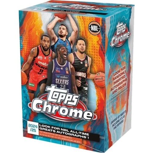 2024-25 Topps Chrome NBL Basketball Value Box - IN HAND SHIPS IMMEDIATELY