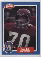 1988 Swell Football Greats Hall of Fame Wrong Back George Musso Sam Huff 0kb5