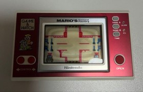 Nintendo Game & Watch Mario's Cement Factory ML-102 Handheld Game Boxed Tested