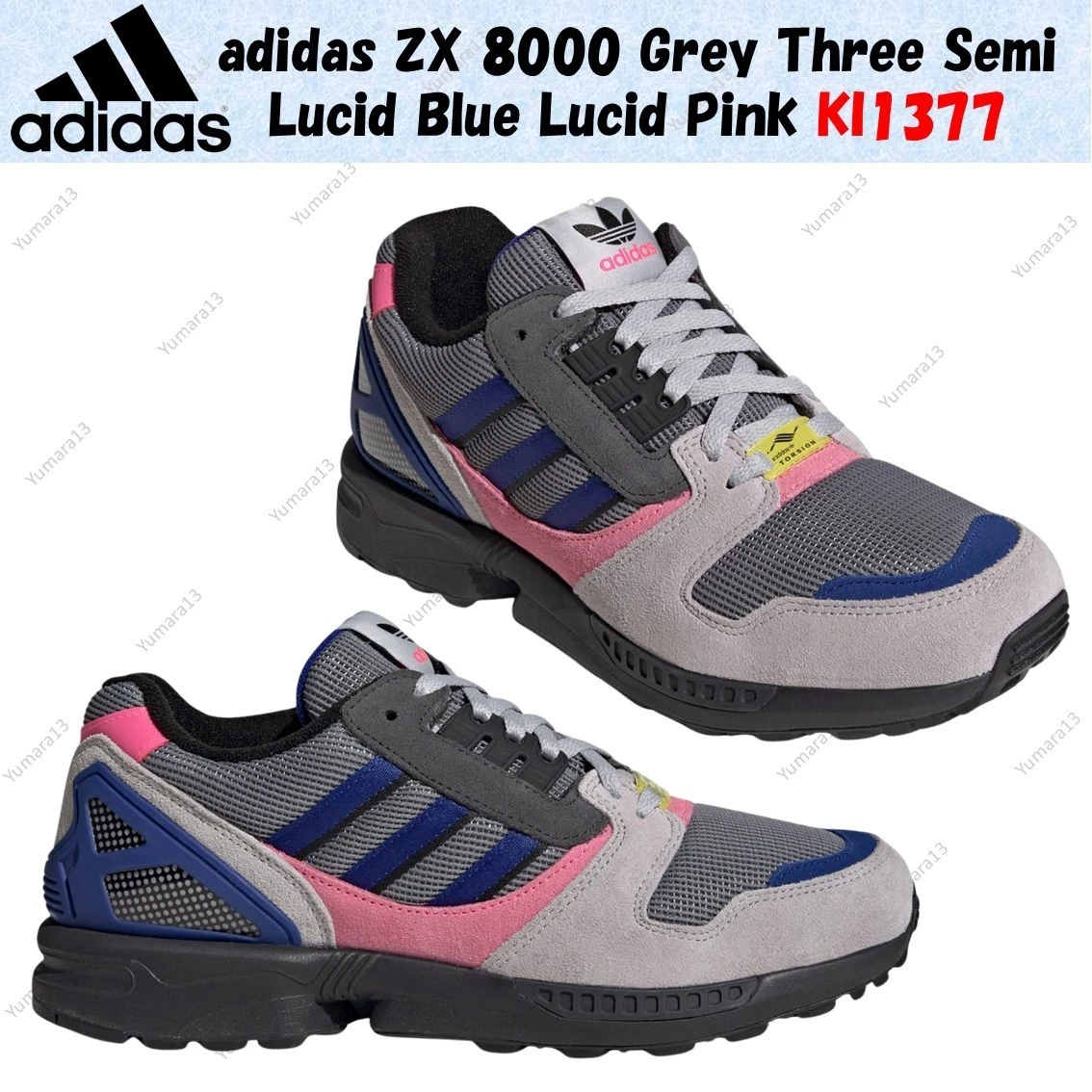 Las mejores ofertas en adidas ZX 8000 Grey Blue Lucid Pink | eBay