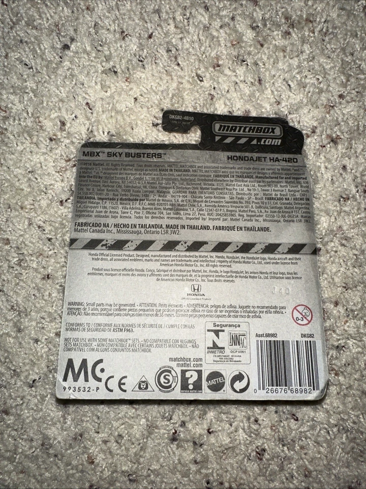 NIP Matchbox Sky Busters Hondajet HA-420 White Silver Wings Read Description - Image 2 of 3