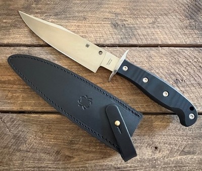 Spyderco ''Respect'' FB44GP -Bowie Style Knife -Discontinued New in Orig Pouch