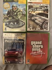 original xbox Console And games lot bundle