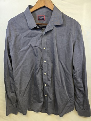 UNTUCKit Orville Shirt Mens XL Blue Wrinkle Free Long Sleeve Button Up Cotton - Picture 6 of 8