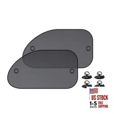 2 Pack Universal Car Window Shade, Car Window Sun Shade Mesh, 3D