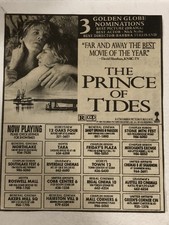 Prince Of Tides Movie Vintage Print Ad Nick Nolte Barbra Streisand TPA9