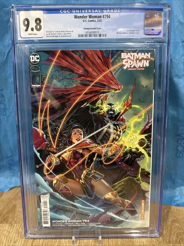 WONDER WOMAN #794 ‘Batman/Spawn’ Variant. High-Grade 9.8 CGC. DC Image Crossover