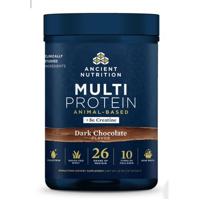Ancient Nutrition Multi Protein Powder Animal Based + Creatine Dark Chocolate